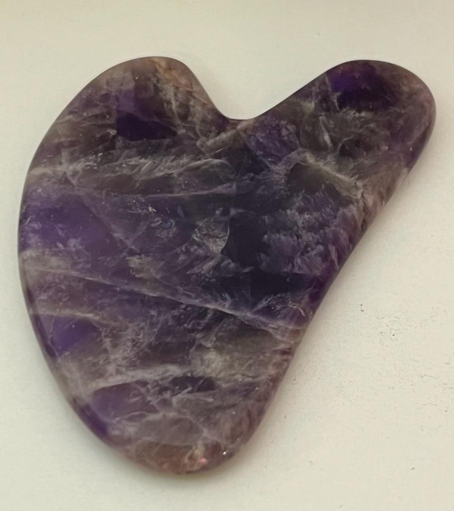 Amethyst Chevron Gua Sha Board Facial Tool