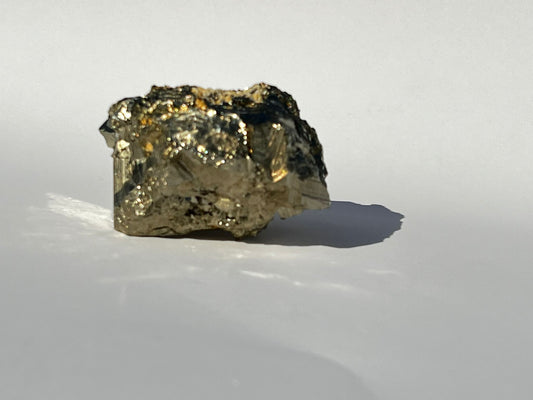 Gold Pyrite Cluster Large