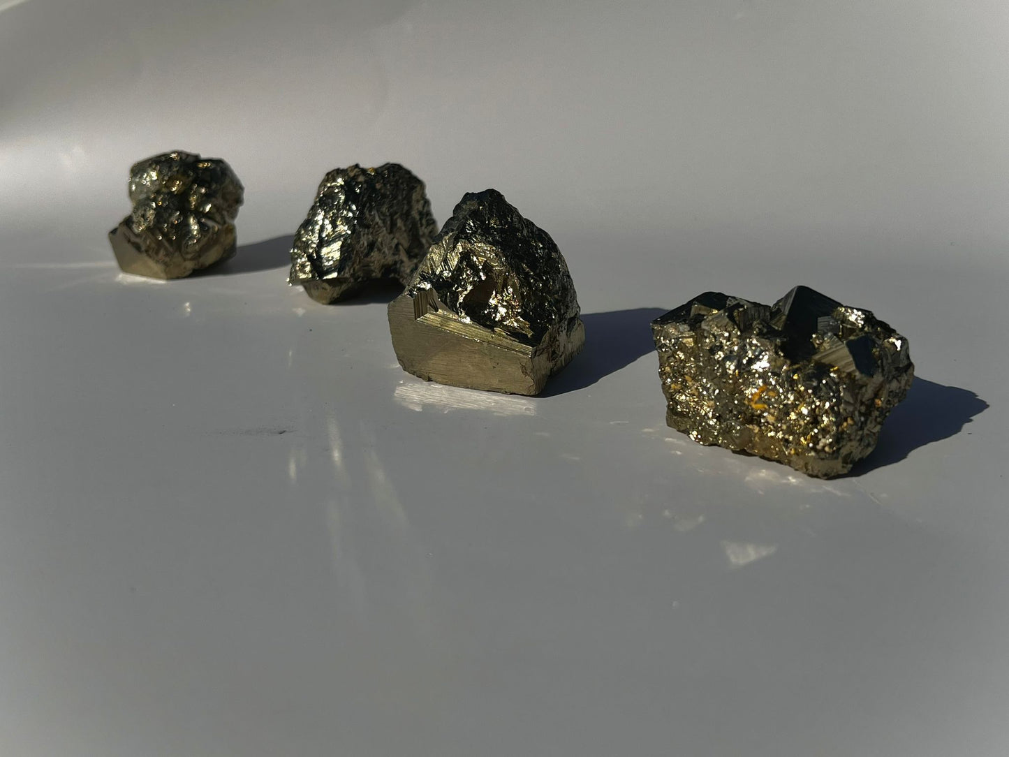 Gold Pyrite Cluster Medium