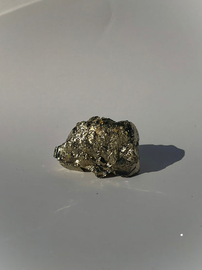 Gold Pyrite Cluster Medium