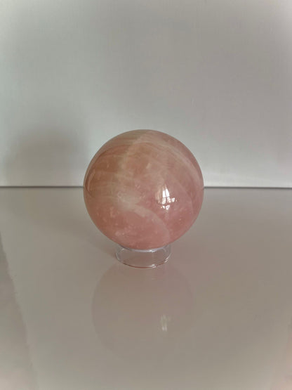 Natural Rose Quartz Sphère Large