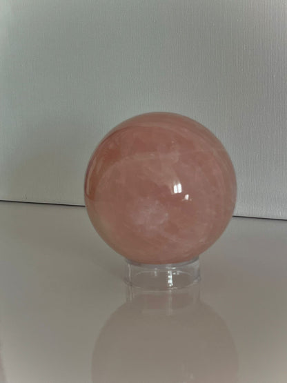 Natural Rose Quartz Sphère Large