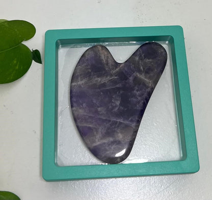 Amethyst Chevron Gua Sha Board Facial Tool