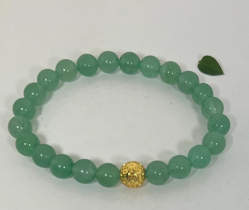 Green Aventurine 8mm Bead Bracelet