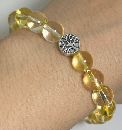 Citrine Bead Bracelet