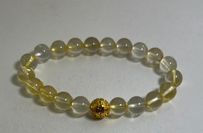 Citrine Bead Bracelet