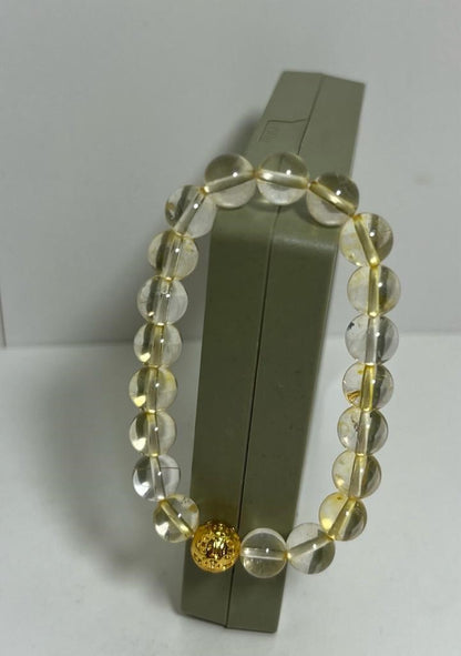 Citrine Bead Bracelet