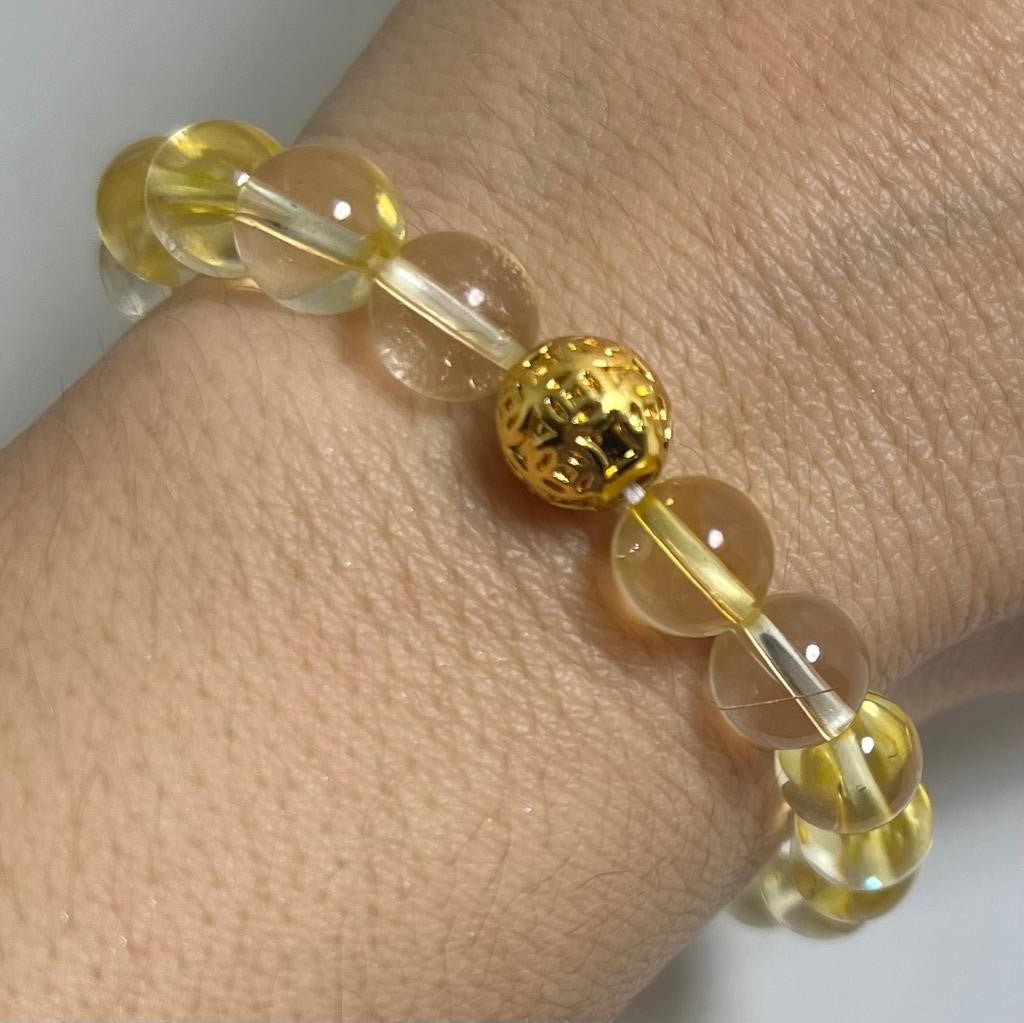 Citrine Bead Bracelet