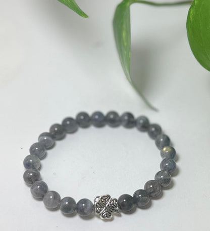 Labradorite 8mm Bead Bracelet