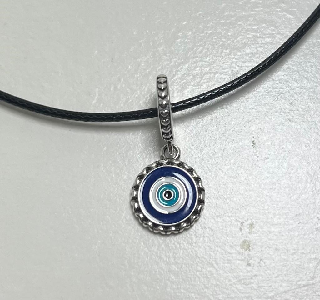 Evil Eye Necklace Sterling Silver