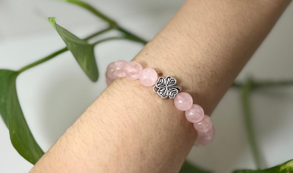 Rose Quartz 8mm Bead Bracelet